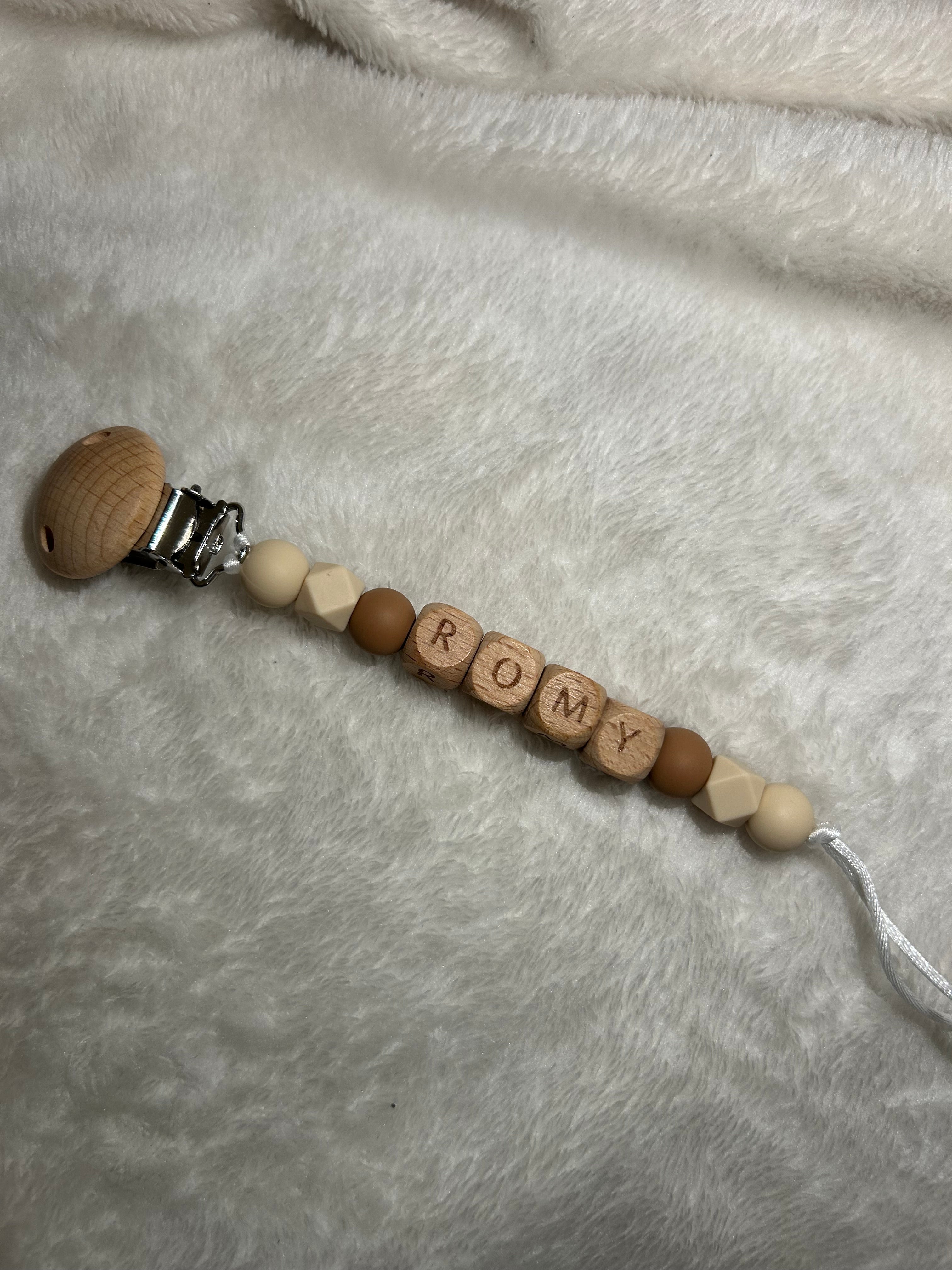 Accroche tétine personnalisé Bout'chou créatif